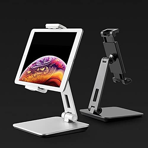SXYLTNX 1 Ayarlanabilir Tablet Braketi,Masaüstü Alüminyum Bilgisayar Cep Telefonu için bir Raf Tutan,Masaüstü (Renk: