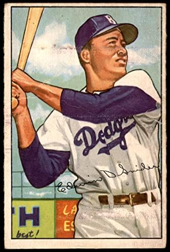 1952 Okçu 116 Duke Snider Brooklyn Dodgers (Beyzbol Kartı) VG Dodgers