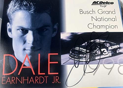 Dale Earnhardt Jr 1998 AC Delco Büyük Millet Şampiyonu Kahraman Kartı İmzalı otomatik İmzasız Nascar Kartları