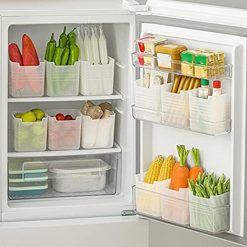 Buzdolabı Yan Kapı saklama kutusu Buzdolabı Gıda Gıda Sıralama Kutusu Taze Tutma Kutusu Mutfak saklama kutusu Küçük