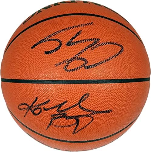 Kobe Bryant ve Shaquille o'neal İmzalı Spalding Resmi NBA Basketbolu-İmzalı Basketbollar
