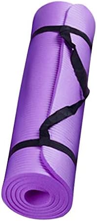 Yoga Mat, Küçük Ev Egzersiz Egzersiz Yoga Mat için Kadın Erkek, 23.6 İnç Tüm Amaçlı Ekstra Kalın Yüksek Yoğunluklu
