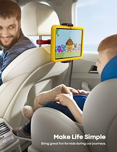Lamicall Araba Tablet Dağı, kafalık Tablet Tutucu-Çocuklar için Araba Arka Koltuk Seyahat Tablet Standı, iPad Pro