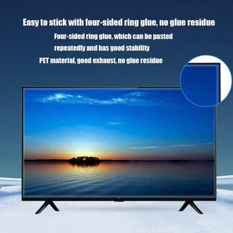 75-85 inç Anti-mavi ışık TV ekran koruyucu Parlama önleyici/Anti UV Filmi Göz Koruma Filtresi Anti UV Göz Yorgunluğunu