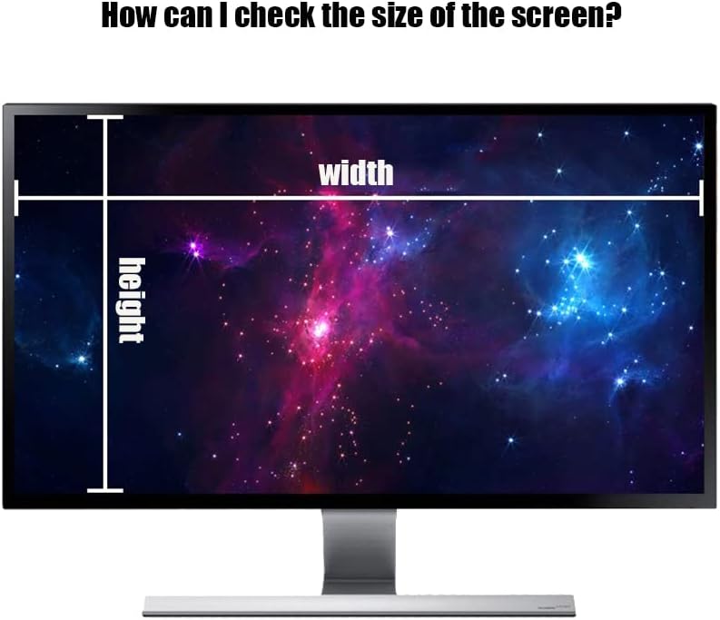 AİZYR TV Ekran Koruyucu için 75-85 inç Monitör/Parlama Önleyici Ekran Filtresi Göz Koruması PET Yumuşak Film Ultra