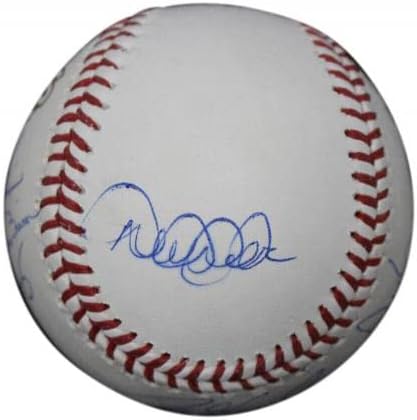 2009 New York Yankees Takımı İmzaladı Dünya Serisi Beyzbol 9 Sigs Steiner 33935-İmzalı Beyzbol Topları