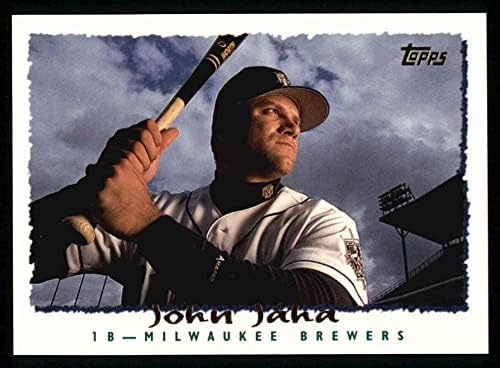 1995 Topps 505 John Jaha Milwaukee Bira Üreticileri (Beyzbol Kartı) NM / MT Bira Üreticileri