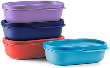 Tupperware Plastik Öğle Yemeği iç Kabım 4 adet (Çok Renkli)