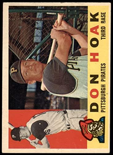 1960 Topps 373 Don Hoak Pittsburgh Korsanları (Beyzbol Kartı) ESKİ Korsanlar