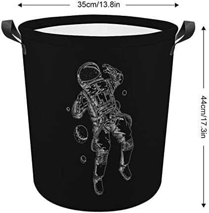 Uzay Astronot çamaşır sepeti katlanır çamaşır sepeti giysi çantası saklama kutusu Kolları ile Ev Otel için