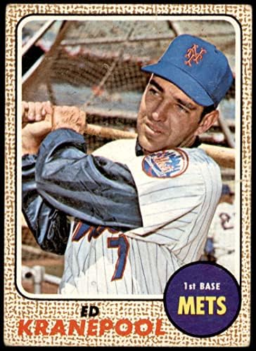 1968 Topps 92 Ed Kranepool New York Mets (Beyzbol Kartı) İYİ Mets