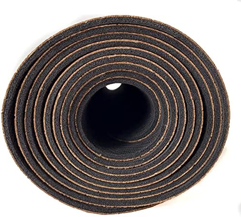 AQ Yoga Matı-Doğal Mantar ve Kauçuk - Kaymaz Hafif - [72 x 24 3mm]