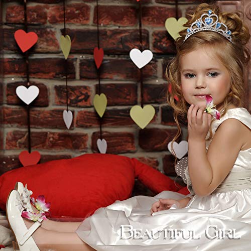 4 Adet Kızlar Gümüş Rhinestone Taç Kızlar Kristal Taç Taklidi Prenses Taç Prenses taç Kristal Kafa Bandı Kızlar için
