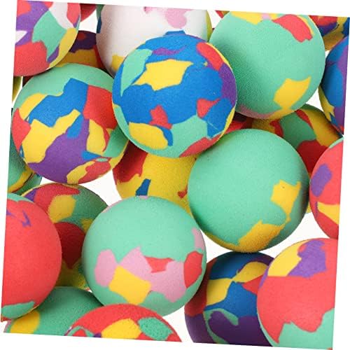 CLİSPEED 100 Adet Eva Kabarık Topu Dışında Çocuk Oyuncakları Kabarık Topları Çocuklar için Eva zıplayan toplar Oyuncak
