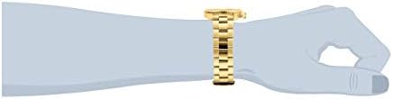 Paslanmaz Çelik Kayışlı Invicta Erkek Bağlantı Kuvars Saat, Altın, 22 (Model: 28683)
