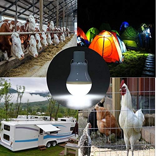 LED ampuller taşınabilir güneş ışıkları güneş enerjili tavuk kümesleri ışık 3.5 M güneş panelı kamp çadırı balıkçılık
