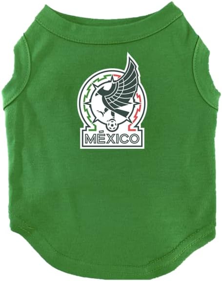 Meksika-Köpek Futbol Forması-Spor tişört-Evcil Hayvan Tişörtü-Köpeği Rahatlatır-2022 Dünya Kupası'nı Kutlamak için