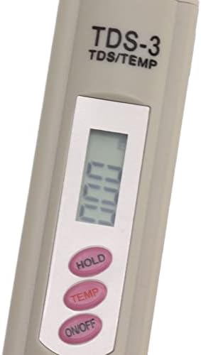 Boxwizard Taşınabilir TDS test kalemi - Gri Su Kalitesi Ölçer 3 Düğme dijital ekran Su Kalitesi TDS test kalemi Akvaryum