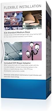 Cree Aydınlatma ED37-50L-850-UNV-MOGE26 HID LED Ampul, 5000K Çok Yönlü Cam Filament Ampul , 150W Değiştirme + 5000