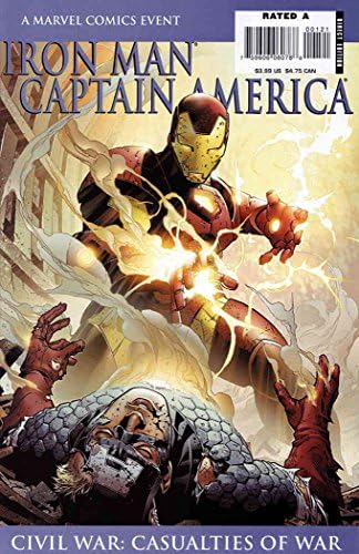 Demir Adam / Kaptan Amerika: Savaşın Kayıpları 1B VF / NM; Marvel çizgi romanı