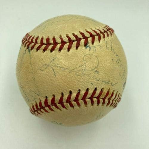 Mickey Mantle Çaylak Öncesi 1950 Joplin Madencileri Küçük Lig Beyzbolu İmzaladı JSA COA İmzalı Beyzbol Topları