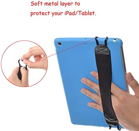 2 Paket iPad el kayışı tutucu, Tablet el kayışı tutucu, iPad Tablet Kolu kavrama Güçlü elastik bant ile, tek elle