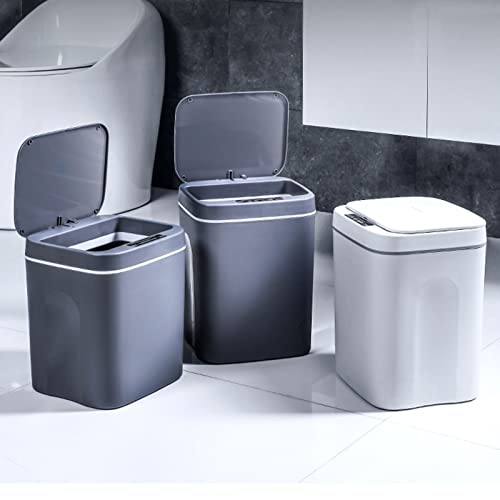 ALLMRO Küçük çöp tenekesi 14L Akıllı çöp tenekesi otomatik sensörlü çöp kovası Akıllı Sensör Elektrikli çöp kutusu