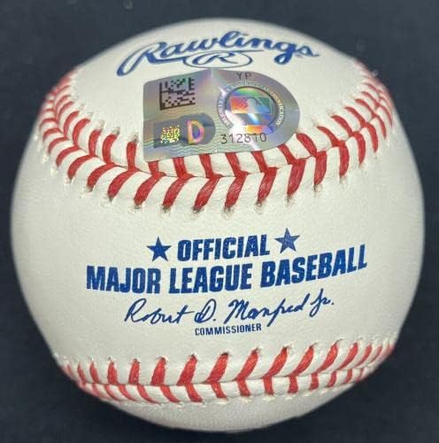 Derek Jeter 3465 Hit İmzalı Beyzbol MLB Sanal İmzalı Beyzbol Topları