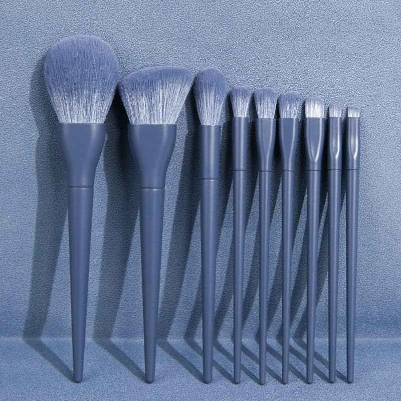 SLNFXC 9 Makyaj Fırçalar Set Komple Göz Farı Fırçalar Güzellik Araçları Gevşek Toz Allık Dudak Fırçalar