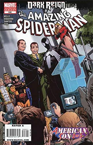 İnanılmaz Örümcek Adam, 596 (2.) VF/NM ; Marvel çizgi romanı / Amerikan Oğlu 2