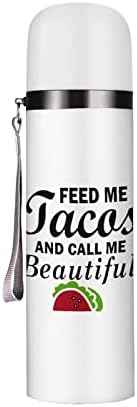 Besleme Tacos Beni Ara Güzel Yalıtımlı Su Şişesi 19 OZ paslanmaz çelik seyahat kupası İçecek Spor Kamp Yürüyüş Açık