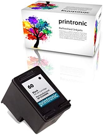 HP 60 CC640WN için Printronic Yeniden Üretilmiş Mürekkep Kartuşu Değiştirme (1 Siyah)