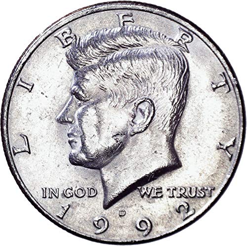 1992 D Kennedy Yarım Dolar 50C Dolaşımsız Hakkında