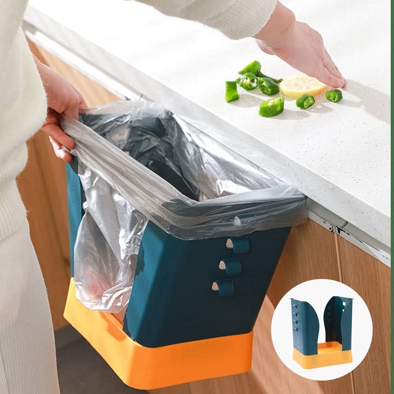 BKDFD çöp kutuları Genişletilmiş çöp tenekesi Ev Mutfak Banyo Dokuz Hızlı ve Yakın Ayarlanabilir çöp tenekesi (Renk: