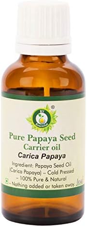 Papaya Tohumu Yağı / Carica Papaya / Cilt için / Koyu Lekelerin Giderilmesi için / Vücut için / Saçlar için / Saf