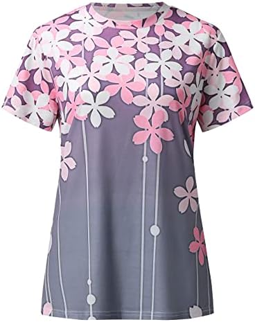 Kadınlar için yaz Üstleri kadın Gevşek Rahat Kısa Kollu şifon Üst T - Shirt Bluz Kadınlar için Sevimli Üstleri Bayan