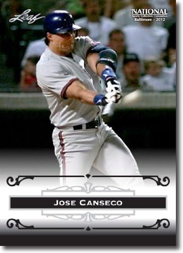 2012 Yaprak HOF Baltimore Ulusal Spor Koleksiyoncusu Promosyonu JC2 Jose Canseco-Oakland Atletizm (MLB Efsanesi)