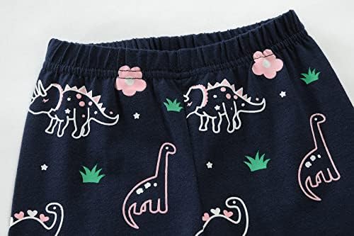 Küçük El Çocuk Kız Uzun Kollu Pijama Kalp Şekli Pijama Dinozor Pijama Sevimli Kedi Pjs Yürümeye Başlayan Giysi için