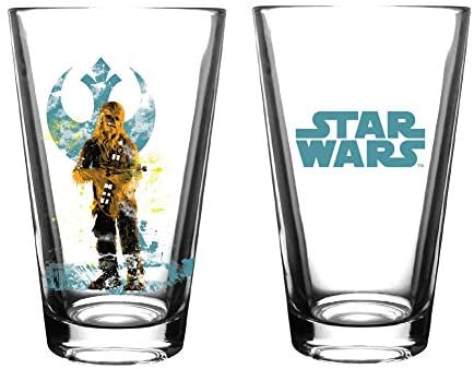 Yıldız Savaşları İsyancılar Bira Bardağı Seti - 16 oz. Cam Kapasitesi - 4'lü Bardak Takımı-Klasik Şekil