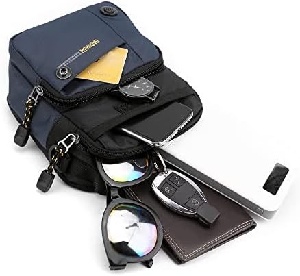 HANGMAİ Mini çapraz askılı çanta, Küçük omuz Çantası, Cep Telefonu için askılı çanta, iPad 9.7, Dizüstü Bilgisayar