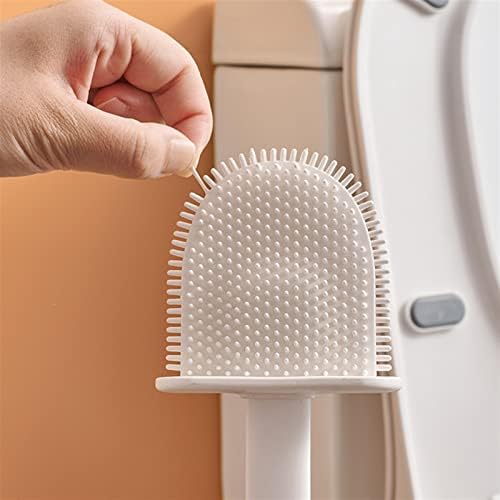KNFUT Tuvalet Fırçaları ve Tutucular, Silikon Tek Çift Tuvalet Fırçası Duvara Monte Tuvalet Fırçası Piston Seti Temizleyici