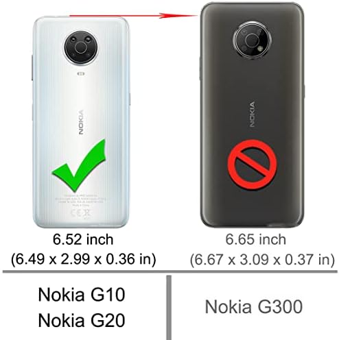 Osophter Nokia G20 Durumda, Nokia G10 Durumda 2 adet Ekran Koruyucu Şok Emme Esnek TPU Kauçuk Koruyucu cep telefonu