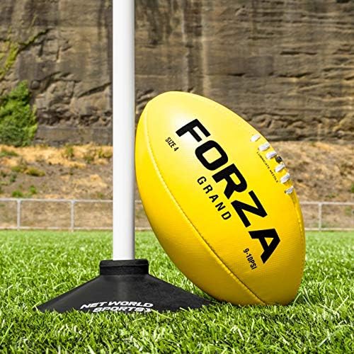 FORZA Büyük Maç AFL Topu / Elite Doku Kavrama / Lamine Destek / 100 % El Dikişli / Aussie Kuralları Futbol / Aussie