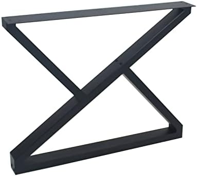 Metal Masa Ayakları 28 inç Ağır Hizmet Tipi T Şekli Metal Masa Ayakları 2,28” Yükseklik 35” Genişliğinde Endüstriyel
