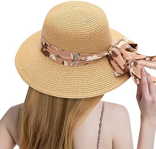 Yaz Güneş Koruyucu plaj şapkaları Kadınlar için Rahat Plaj güneş şapkası Geniş şapka Açık Uv UPF Koruma Seyahat Tatil