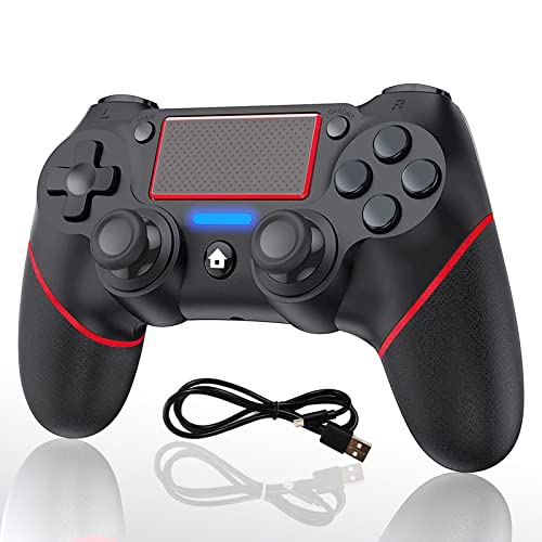 Kablosuz Denetleyici Çift Titreşim Oyun joystick denetleyicisi için PS4 / İnce / Pro ile Uyumlu PS4 Konsolu