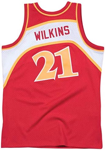 Atlanta Hawks Dominique Wilkins 1986-87 Parke Klasikleri Kırmızı Swingman Forması