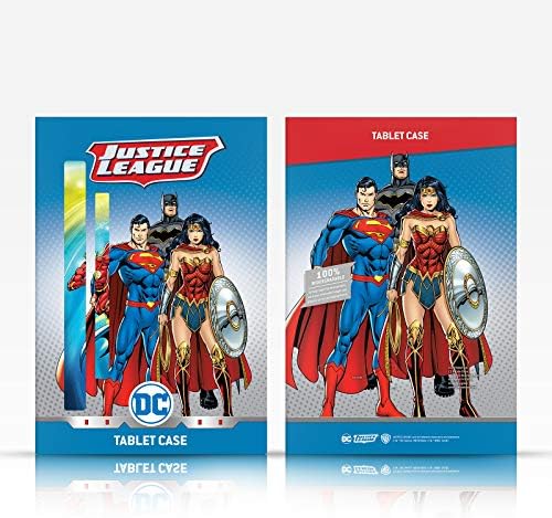 Kafa Kılıfı Tasarımları Resmi Lisanslı Justice League DC Comics of America 1 Çizgi Roman Kapakları Deri Kitap Cüzdan