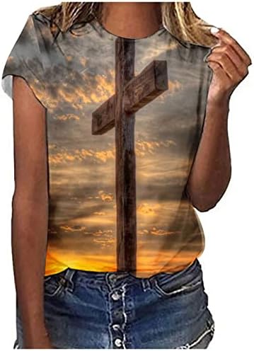 T Shirt Bayanlar Sonbahar Yaz Kısa Kollu Elbise Moda Crewneck Pamuk Grafik Ortaçağ Bluz Tee Genç Kızlar için