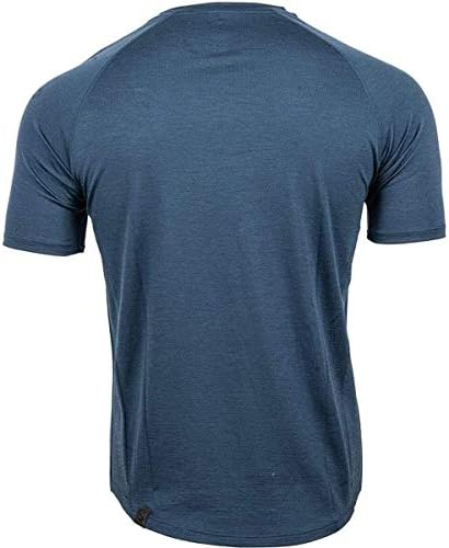 Duş Geçiş erkek APEX Merinos TEKNOLOJİ T-Shirt (Alp Mavisi, Büyük)